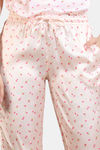 Zivame Silken Promises Woven Pyjama Set - Mary Rose — thumbnail 6